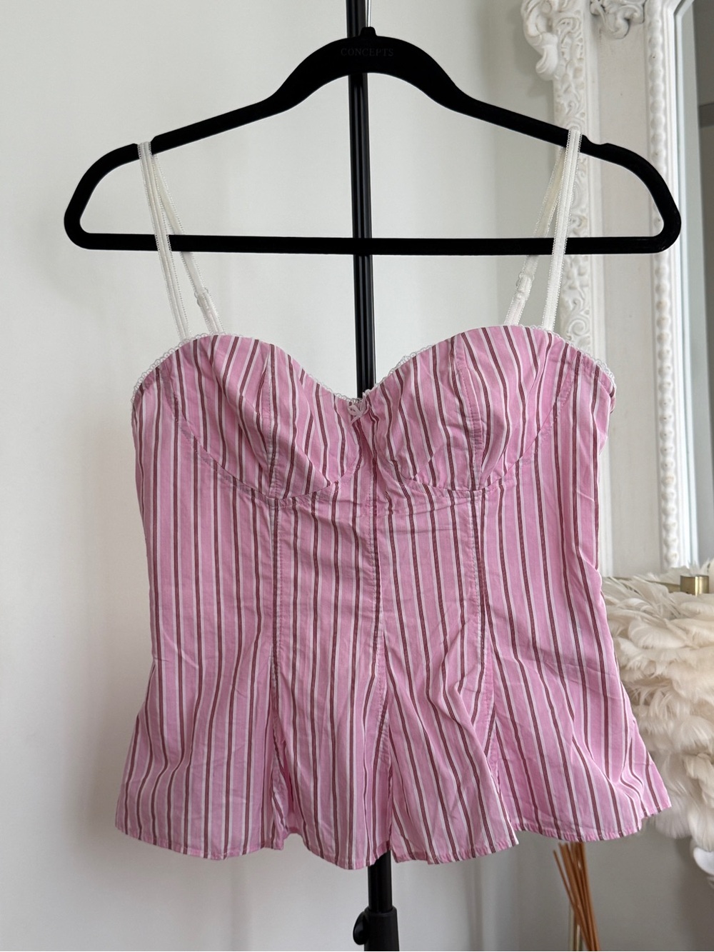 Zara Pink 2 Piece Set - Corset Top & Pants